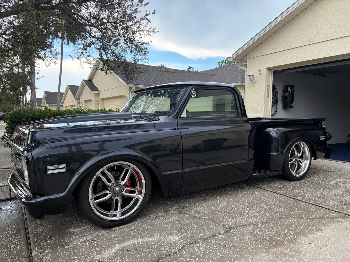 Classic Chevrolet pickup from the business’s project gallery